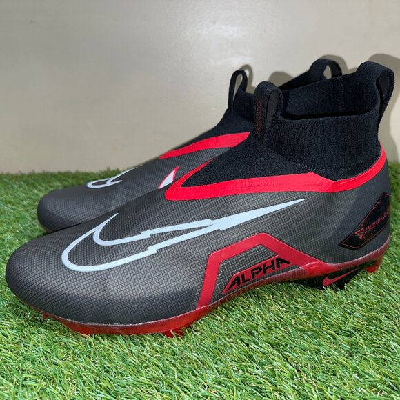 Nike Alpha Menace Elite 3 P PE Football Cleats Black Red DM1792-002 Men’s 15 NEW main image 11